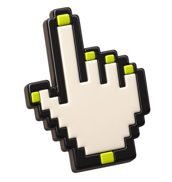Clicking hand cursor