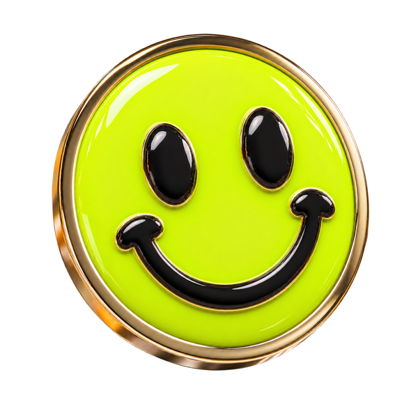 Smiley badge
